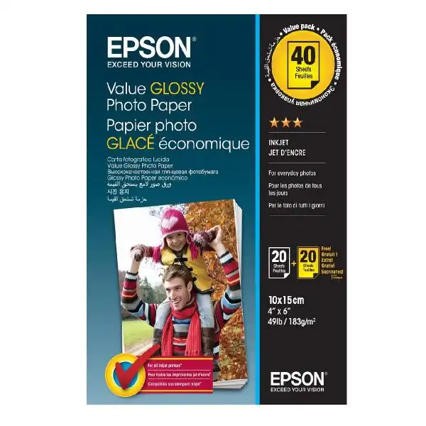 EPSON PHOTO PAPER 10X15 BOGOF