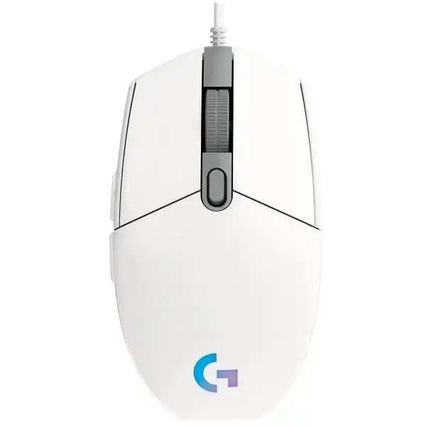 LOGITECH 910-005824 G102 LIGHTSYNC MOUSE WHT