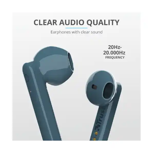 TRUST PRIMO TOUCH 23780 TWS BT HEADPHONES BLUE