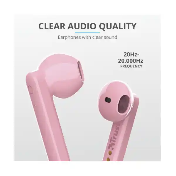 TRUST PRIMO TOUCH 23782 TWS BT HEADPHONES PINK