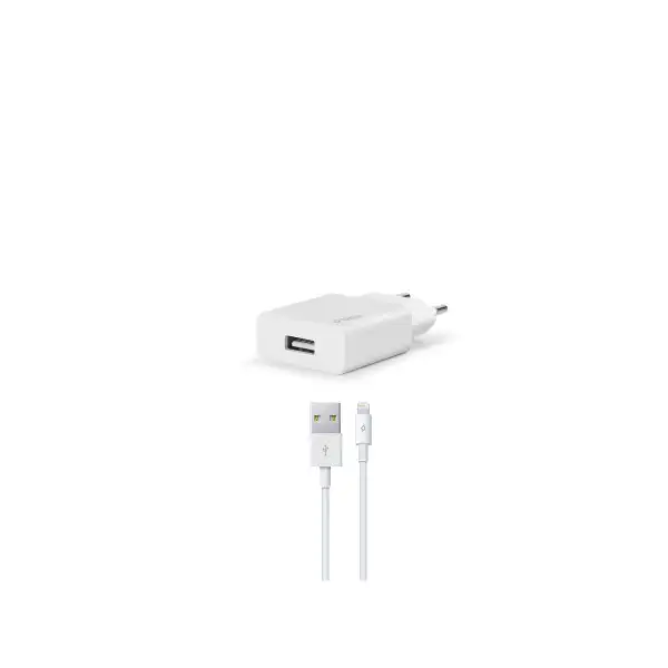 TTEC 116905 CHARGER 220V 2.1A LIGHTN WH