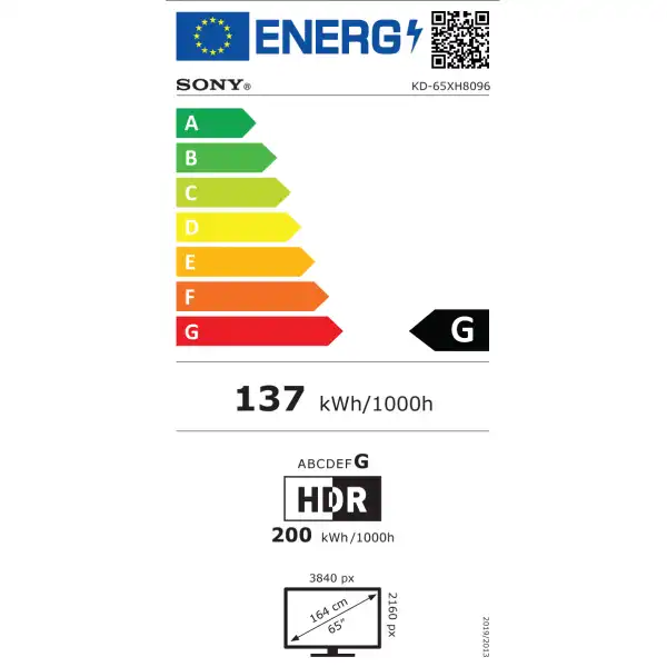 SONY KD-65XH8096BAEP  UHD LED SMART TV