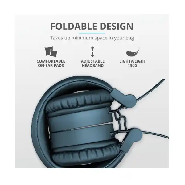 TRUST TONES 23908 BT HEADPHONES BLUE