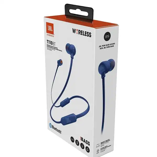 JBL T110BT IN EAR BT HEADPHONES MIC BL