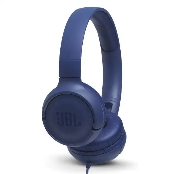 JBL T500 ON EAR HEADPHONES MIC BL