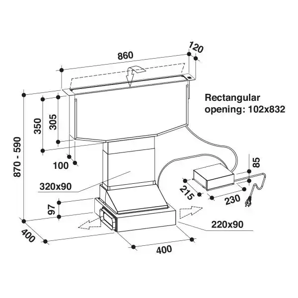 WHIRLPOOL WDO 93F B K