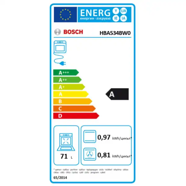 BOSCH HBA534BW0