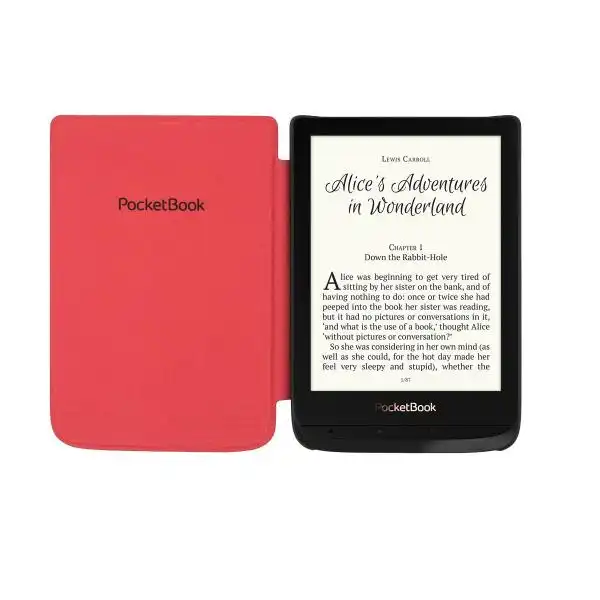 POCKETBOOK COVER PUC-632-R-F (RED FLOWER)