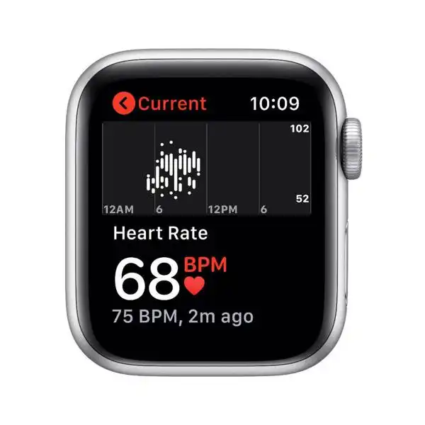 APPLE WATCH SE 40MM SILVER/BLACK NIKE SPORT BAND MYYD2BS
