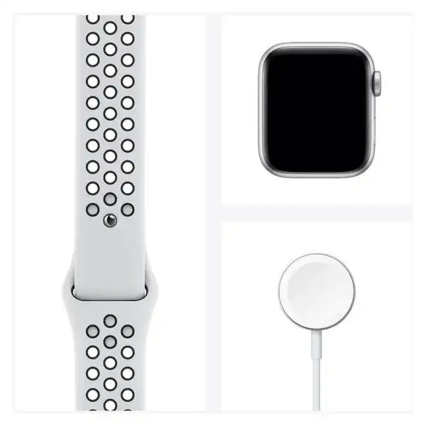 APPLE WATCH SE 40MM SILVER/BLACK NIKE SPORT BAND MYYD2BS