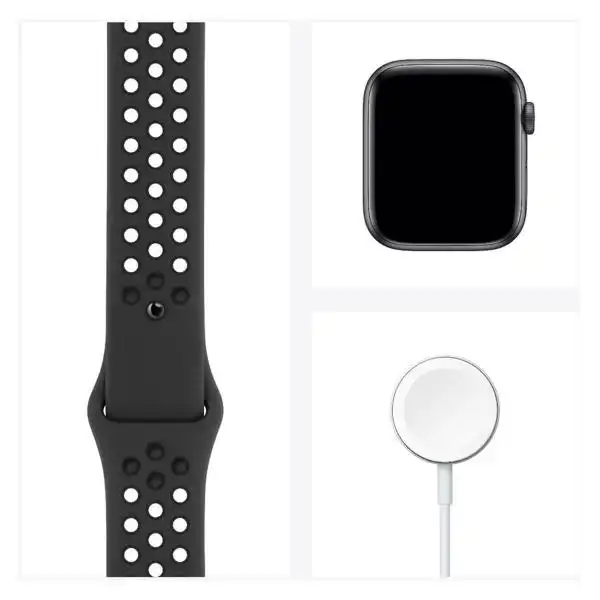 APPLE WATCH SE 44MM S.GRAY/BLACK NIKE SPORT BAND MYYK2BS