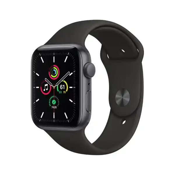 APPLE WATCH SE 44MM S.GRAY/BLACK SPORT BAND MYDT2BS