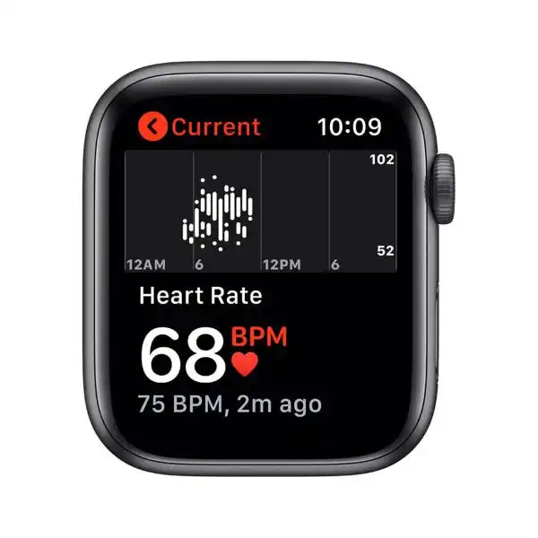 APPLE WATCH SE 44MM S.GRAY/BLACK SPORT BAND MYDT2BS