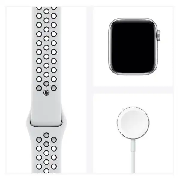 APPLE WATCH 6 40MM SILVER/BLACK NIKE SPORT BAND M00T3BS