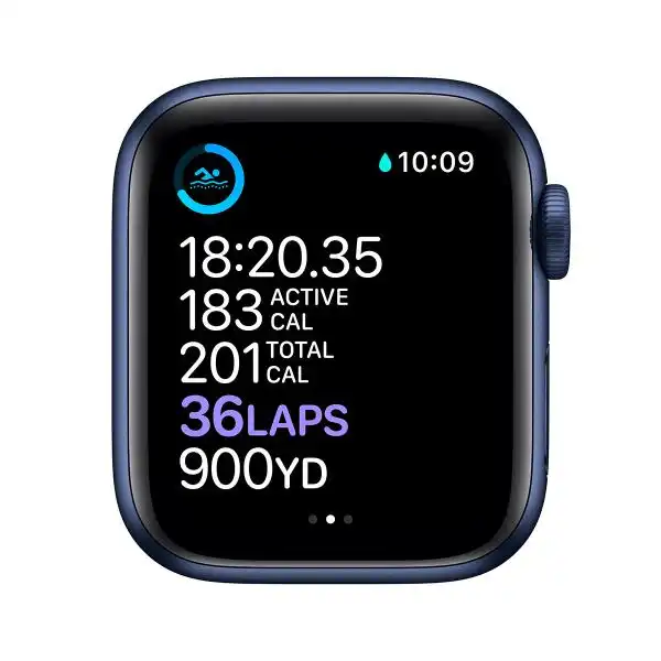 APPLE WATCH 6 40MM BLUE/DEEP NAVY SPORT BAND MG143BS