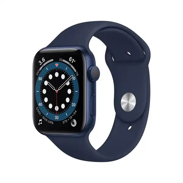 APPLE WATCH 6 44MM BLUE/DEEP NAVY SPORT BAND M00J3BS
