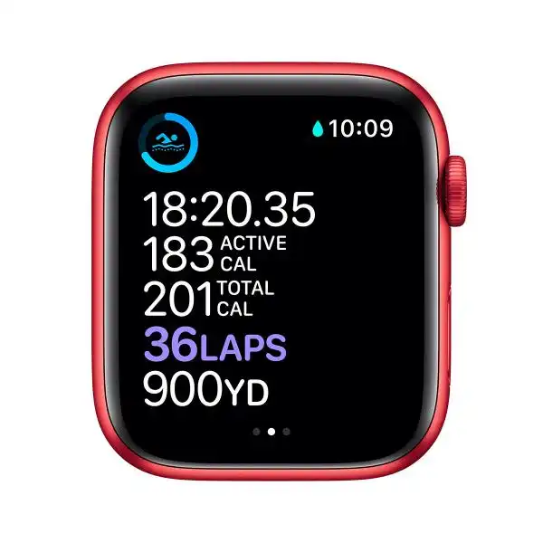 APPLE WATCH 6 44MM RED/RED SPORT BAND M00M3BS