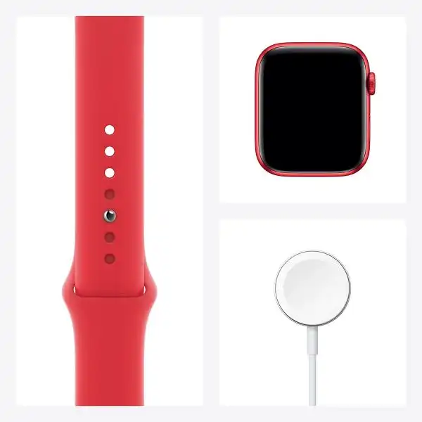 APPLE WATCH 6 44MM RED/RED SPORT BAND M00M3BS