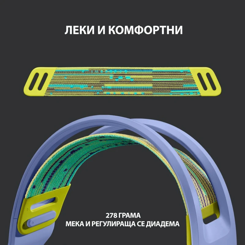 LOGITECH 981-000890 G733 HEADSEAT LILAC