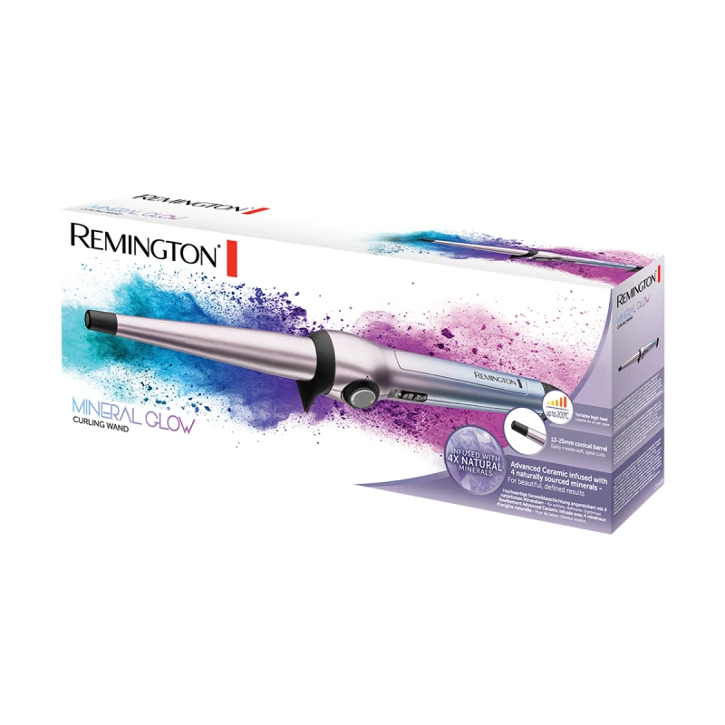 REMINGTON CI5408 E51 MINERAL GLOW CURLING WAND