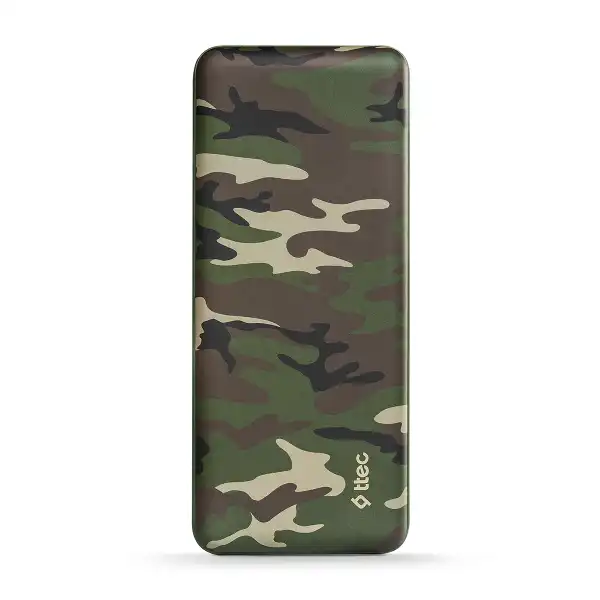 TTEC POWERBANK 20000MAH GREEN CAMOUFLAGE