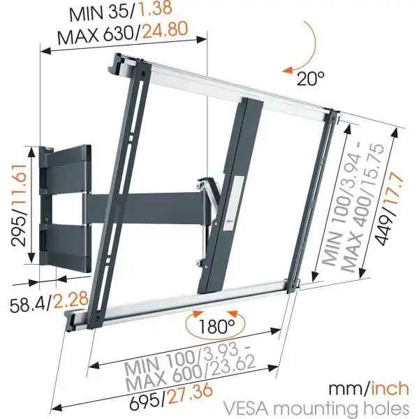 VOGELS THIN545 STAND FULL MOTION 40-65''