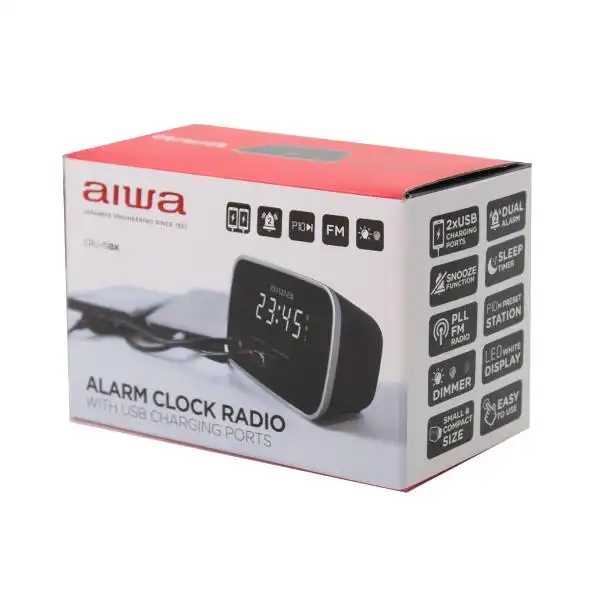AIWA CRU-19BK RADIO CLOCK