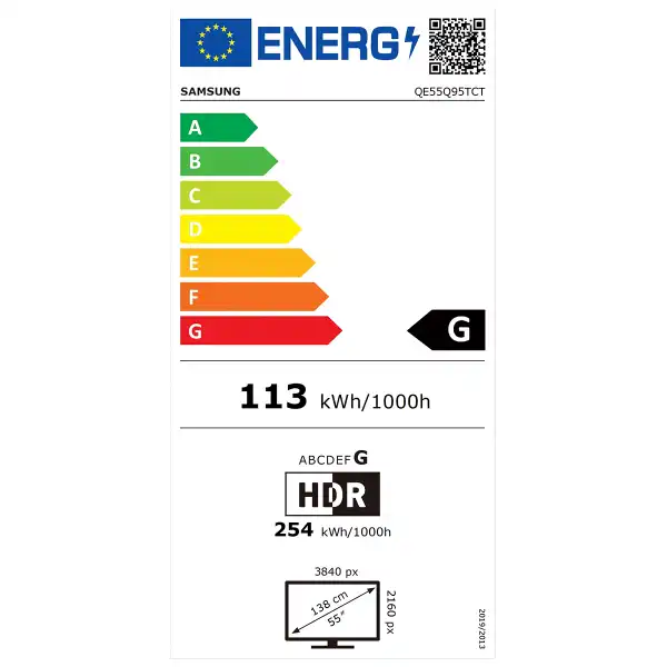 SAMSUNG QE-55Q95TA QLED SMART TV