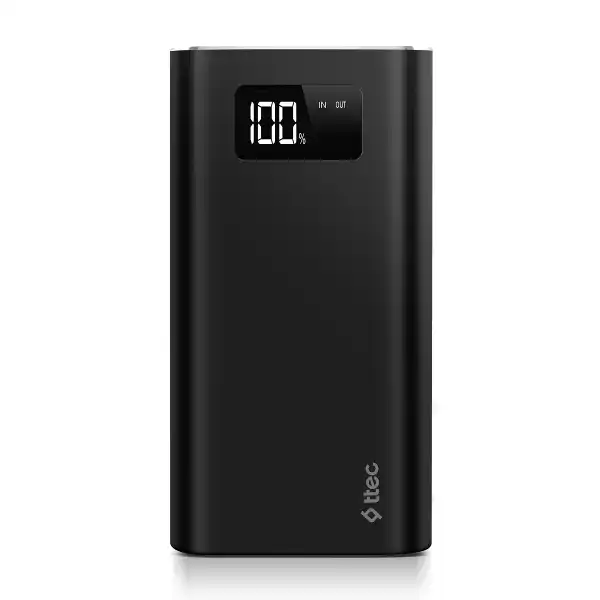 TTEC POWERBANK 20000MAH BLK LCD B2B