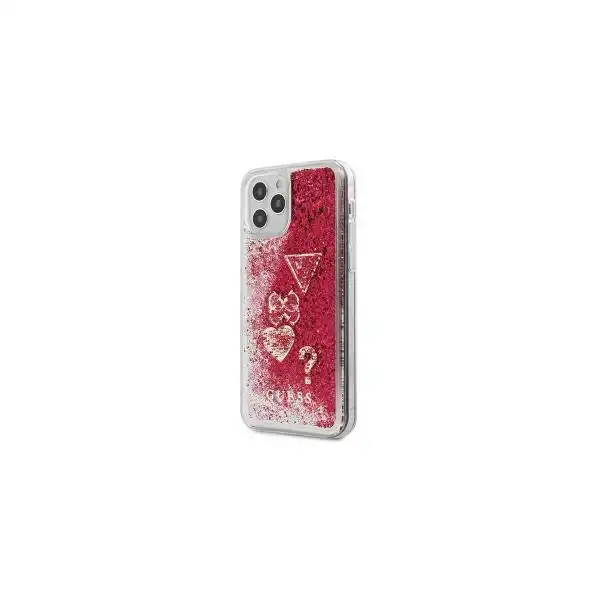 GUESS LIQUID GLITTER HEARTS IP 12/12 PRO