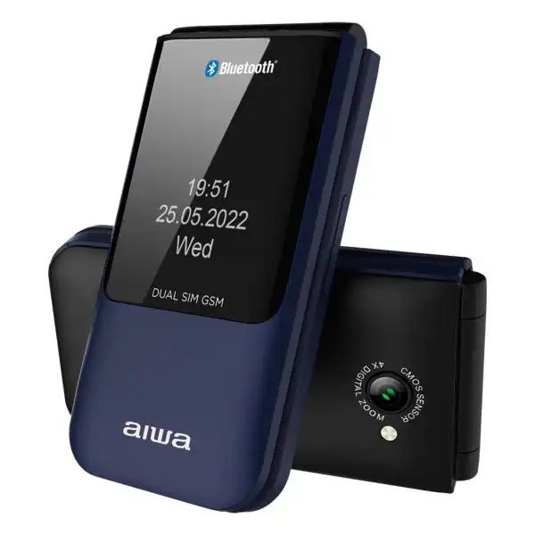 AIWA FLIP PHONE FP-24 DS BLUE