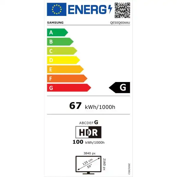 SAMSUNG QE-50Q60A QLED SMART TV