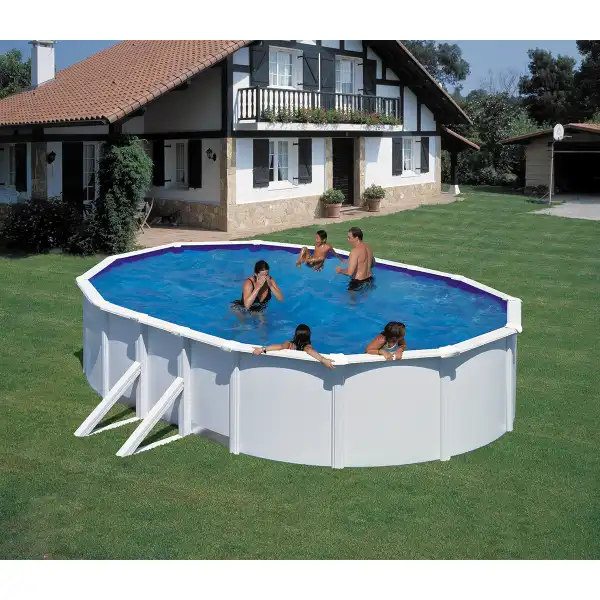 GRE KITPROV618 СГЛОБЯЕМ БАСЕЙН С МЕТ.ГОФР.СТЕНИ ОВАЛ 610х375