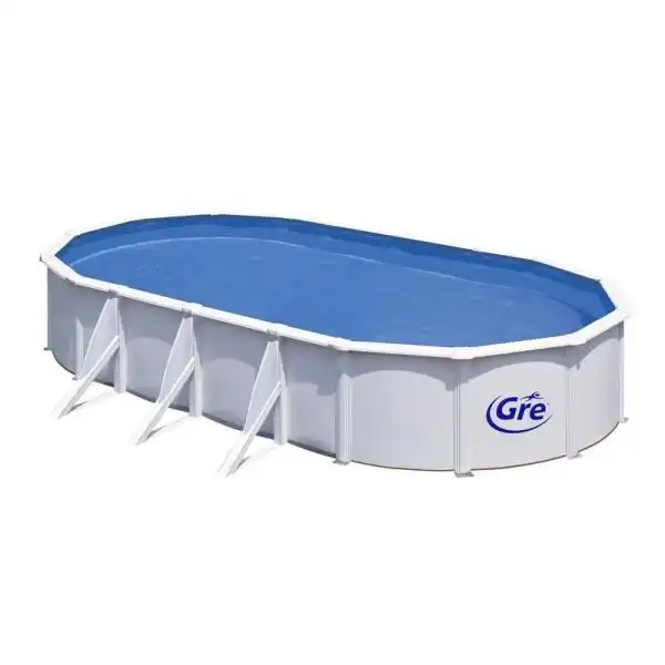 GRE KIT730ECO СГЛОБЯЕМ БАСЕЙН С МЕТ.ГОФР.СТЕНИ ОВАЛ 730х375