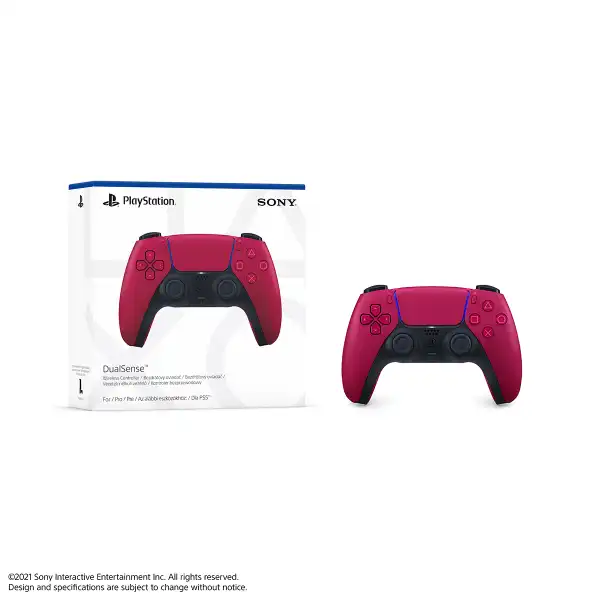 PS5 DUALSENSE WIRELESS CONTROLLER COSMIC RED