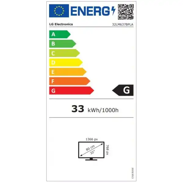 LG 32LM637BPLA HD LED SMART TV