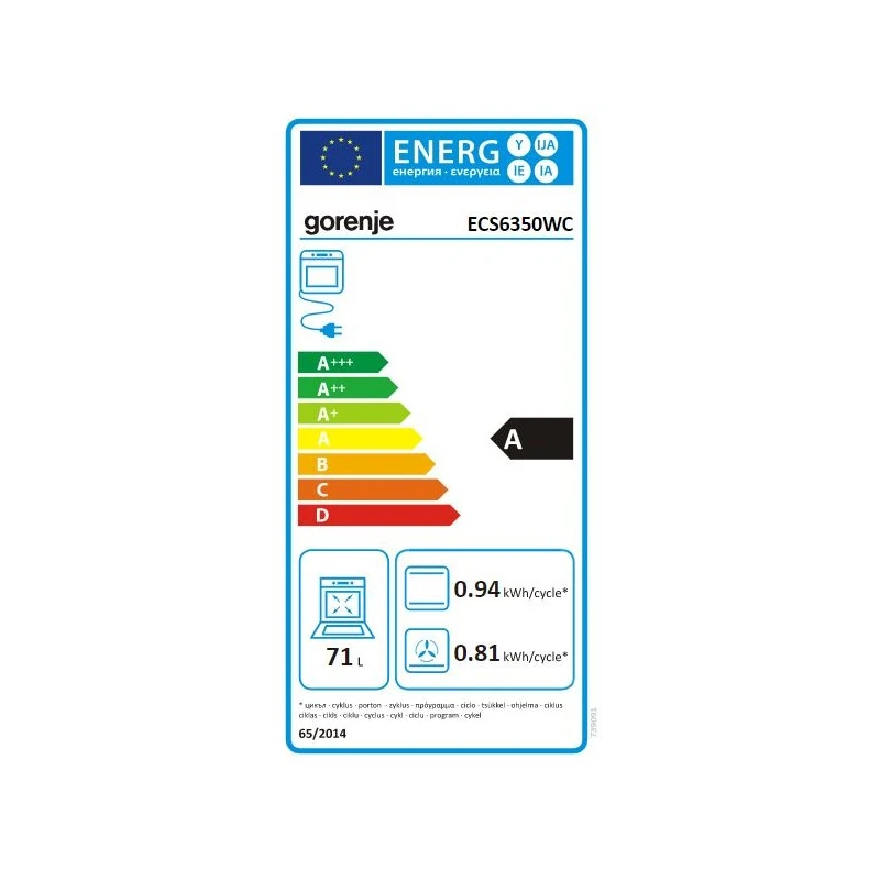 GORENJE ECS6350WC
