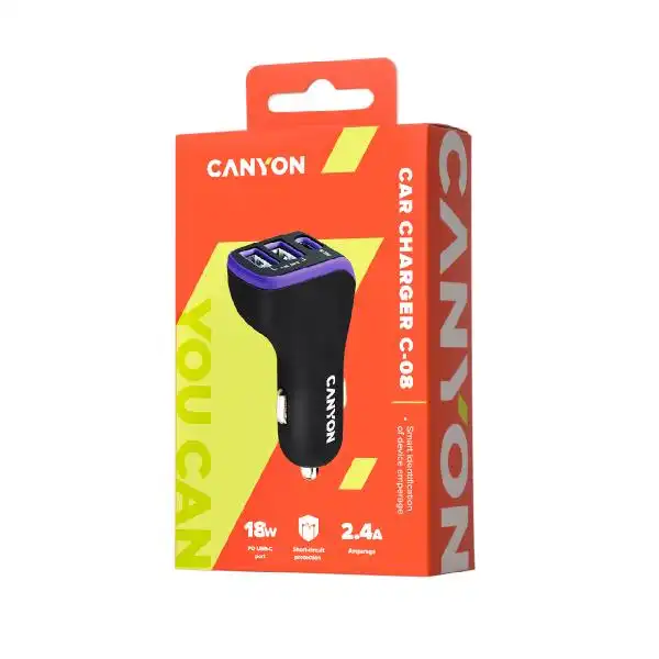 CANYON CNE-CCA08PU 3XUSB CAR ADAPTER