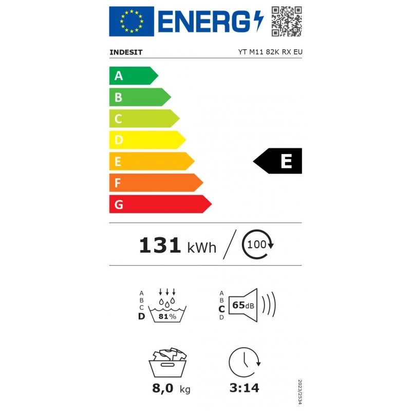 INDESIT YT M11 82K RX EU
