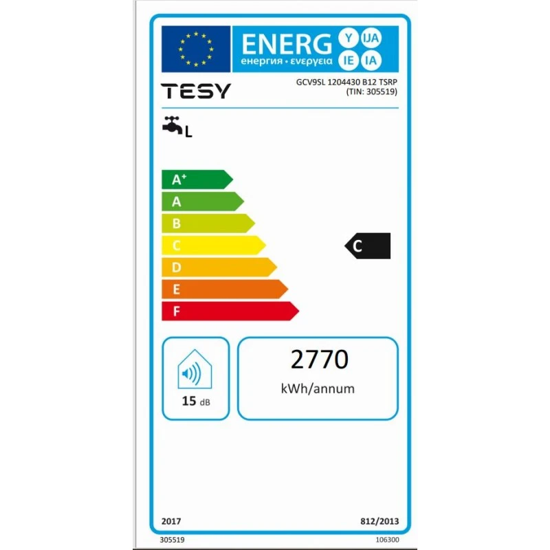 TESY GCV9SL 120 44 30 B12 TSRP