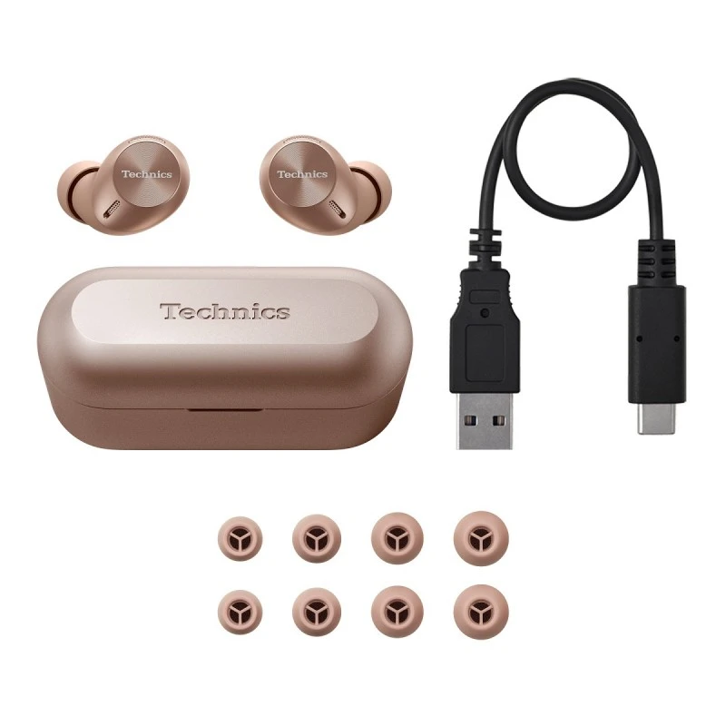 TECHNICS EAH-AZ40E-N HEADPHONES WITH MIC ROSEGOLD