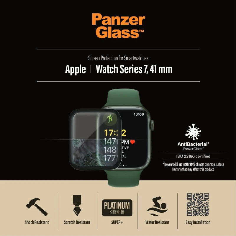 PANZERGLASS APPLE WATCH (41MM),Ч