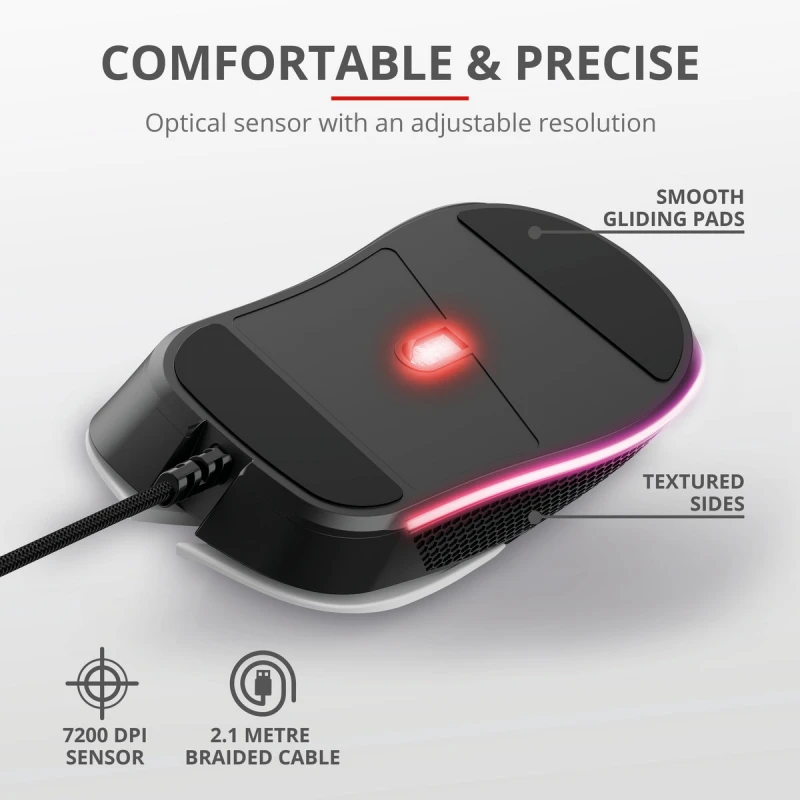 TRUST 24485 GXT 922W YBAR GAMING MOUSE