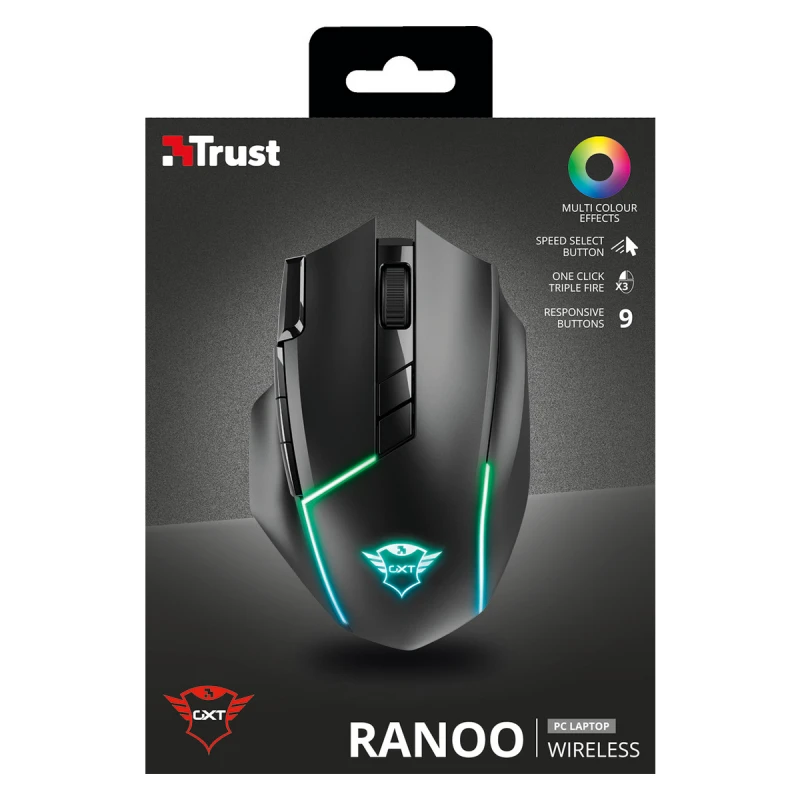 TRUST 24178 GXT131 RANOO WRL GAMING MOUSE