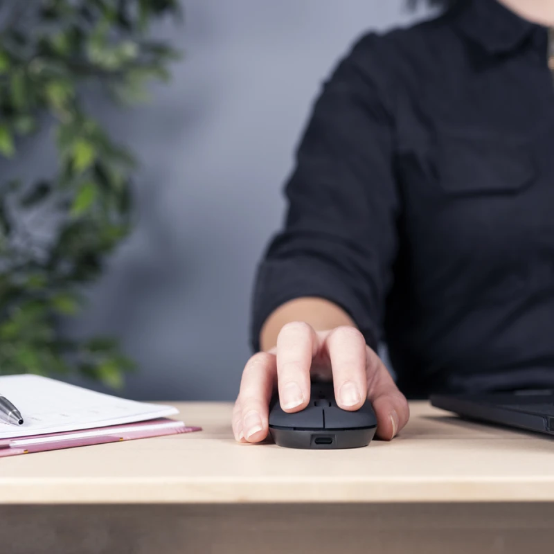 TRUST 24059 PUCK WRL RCHRGABLE MOUSE BLK