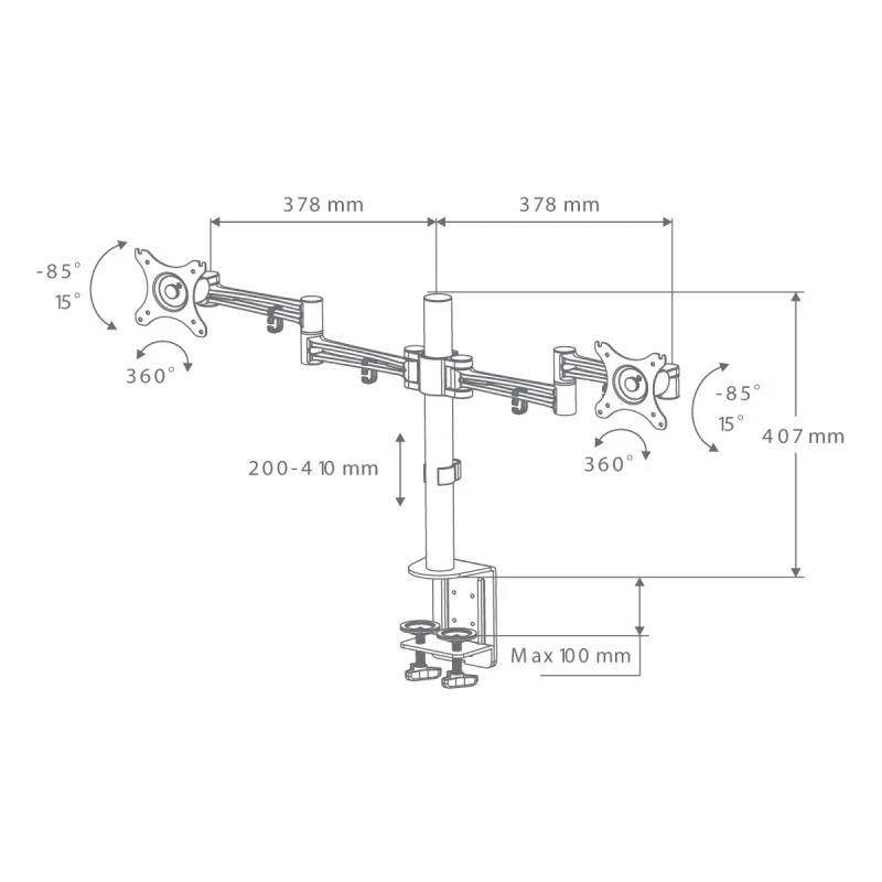 XMART MONITOR STAND MS102C