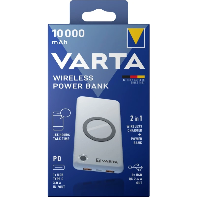 VARTA WIRELESS POWER BANK 10 000