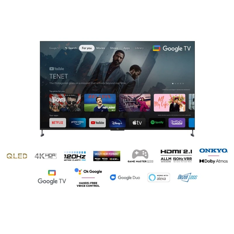 TCL 98C735 QLED SMART TV ANDROID