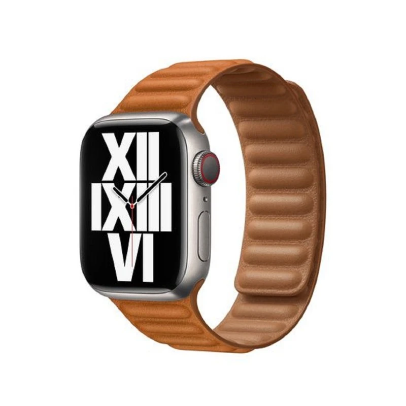 APPLE WATCH-41 GOLDEN BROWN LEATHER ML7K3ZM