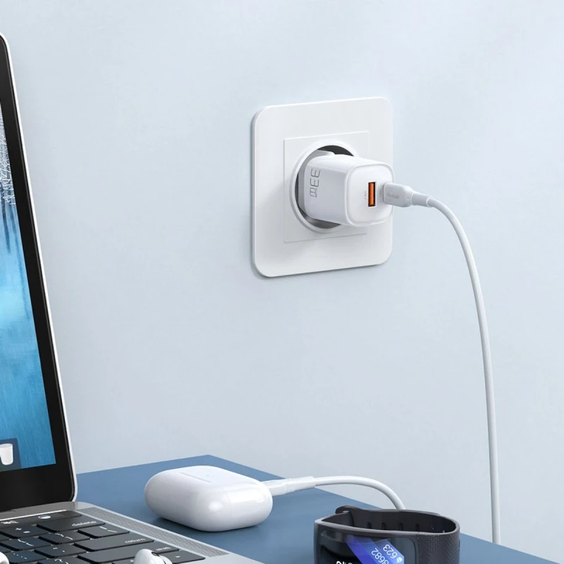 XMART TYPE-C CHARG+1X USB WH 12V PD 33W